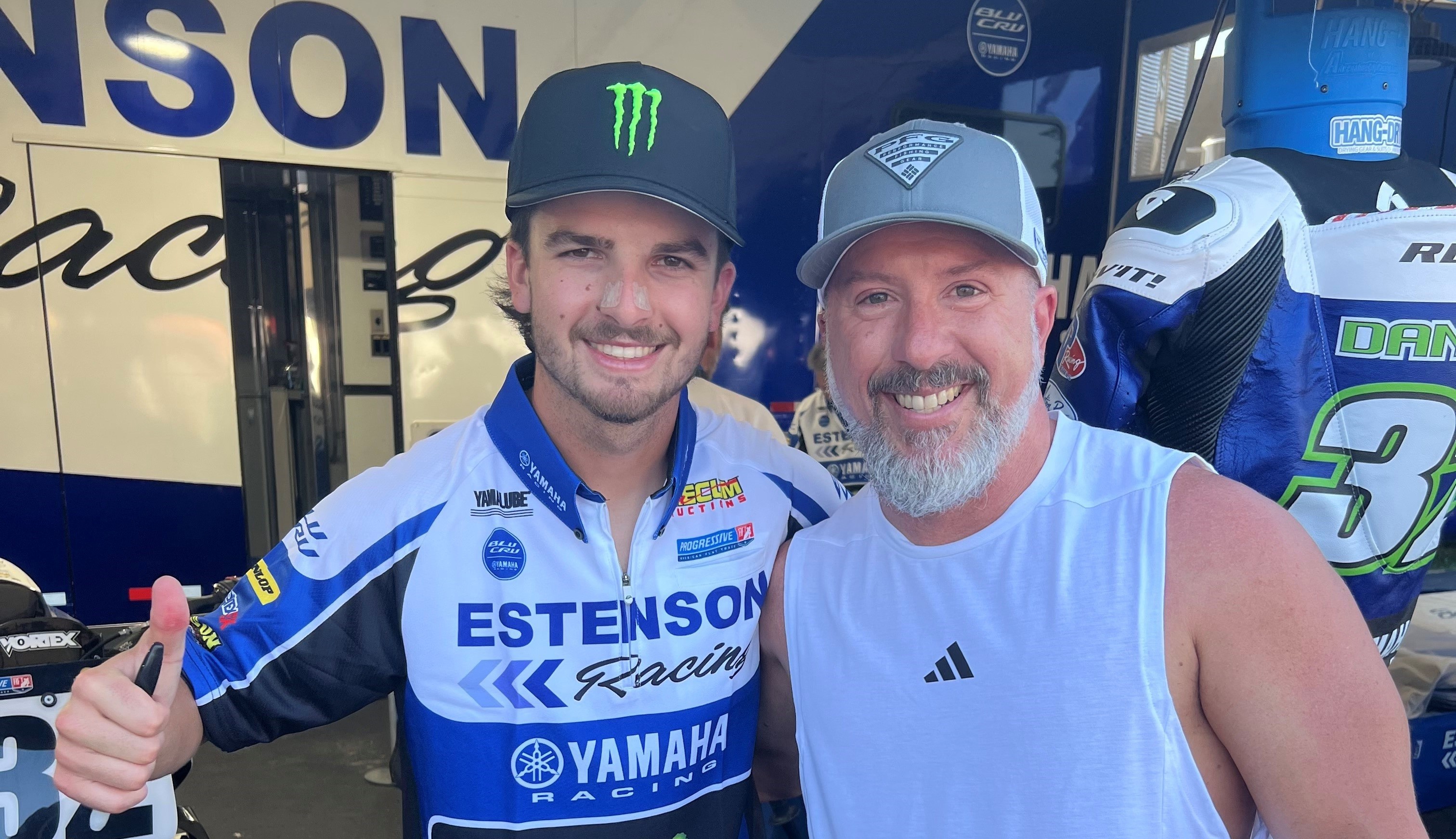 Professional motorcycle racer overcomes serious injury with help from Carle Health Therapy Services