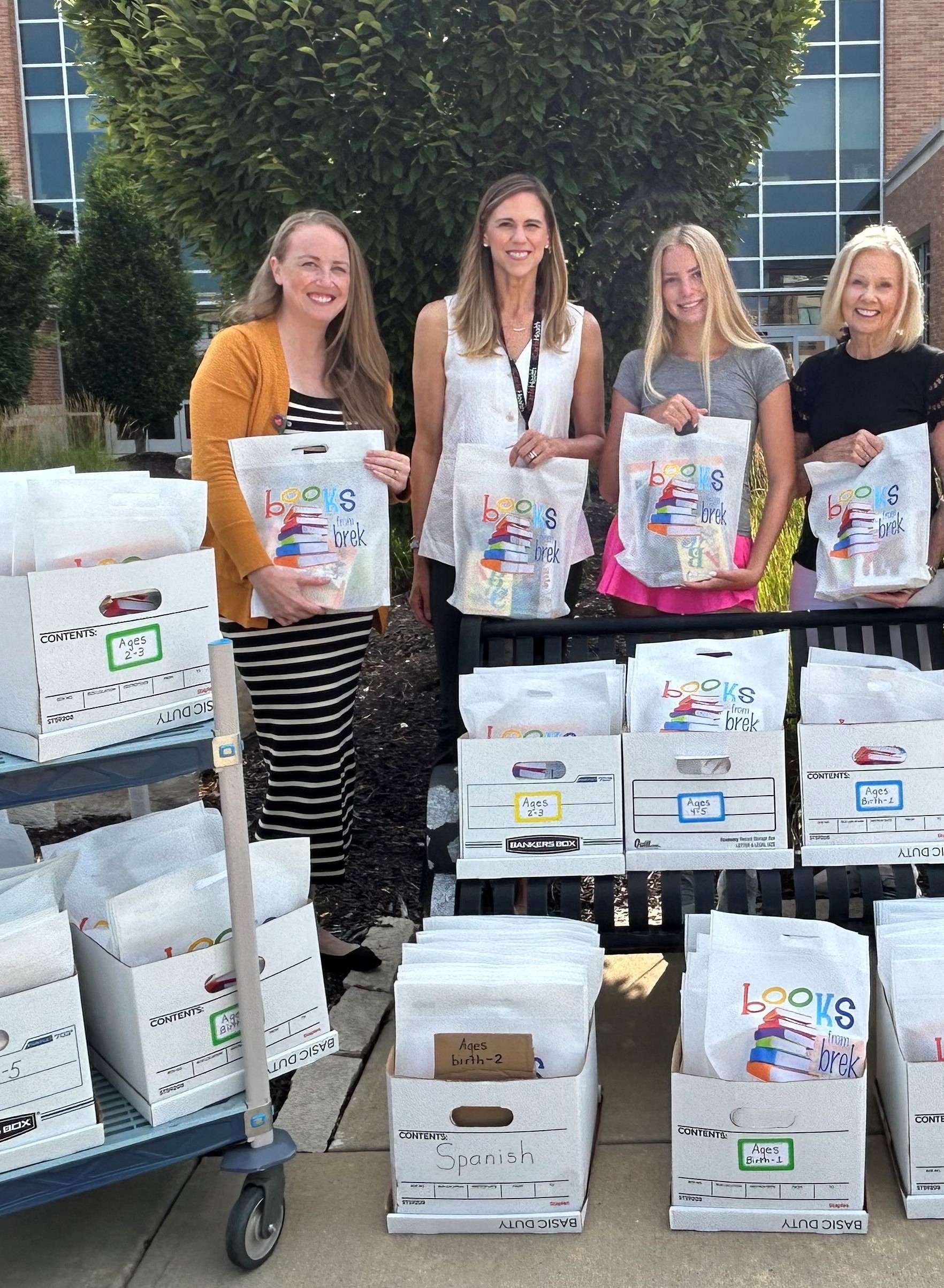 With hundreds of donated books, Healthy Beginnings and Books from Brek help foster childhood reading