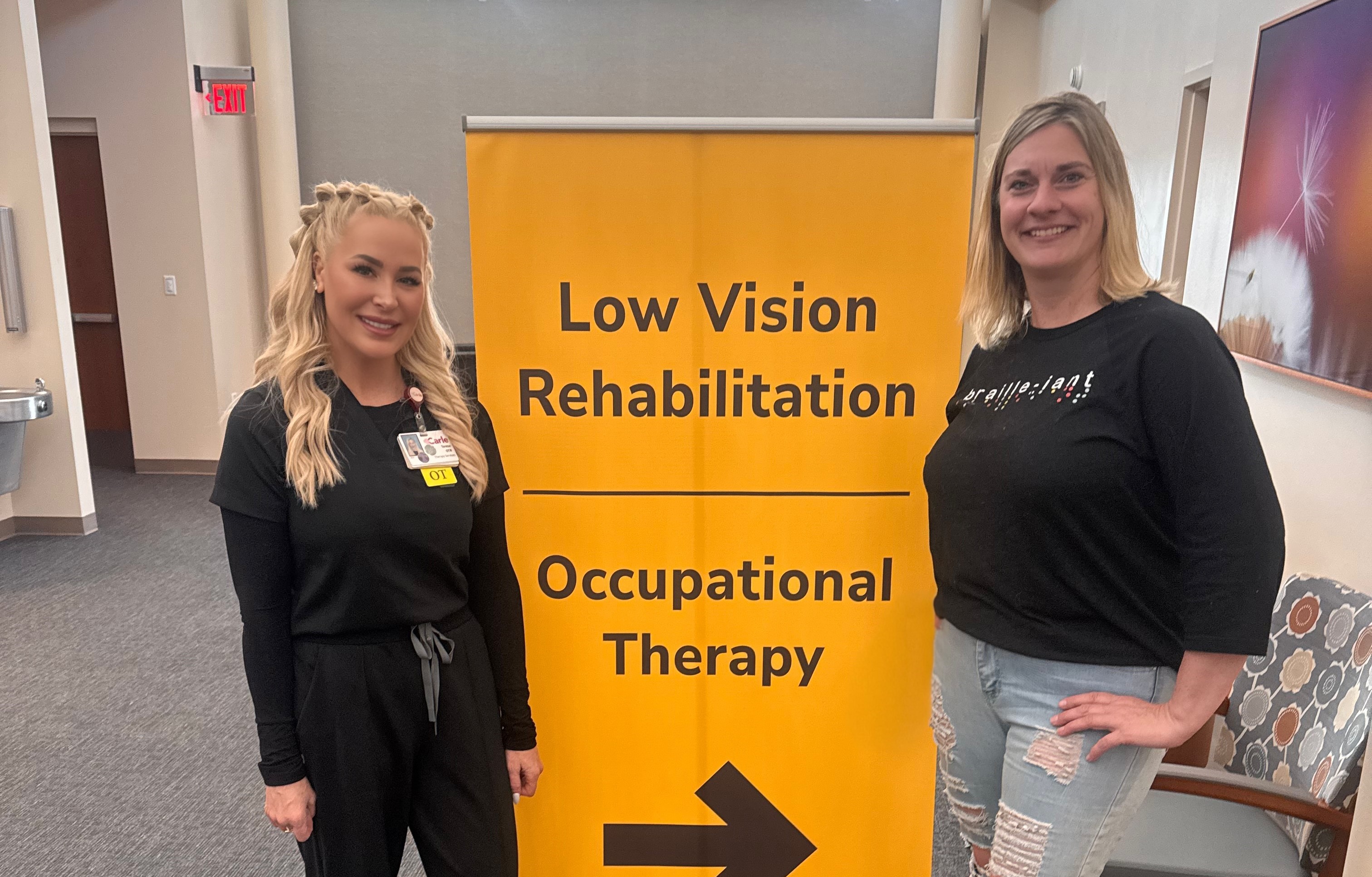Carle Health Occupational Therapy helps patient with low vision adapt and thrive