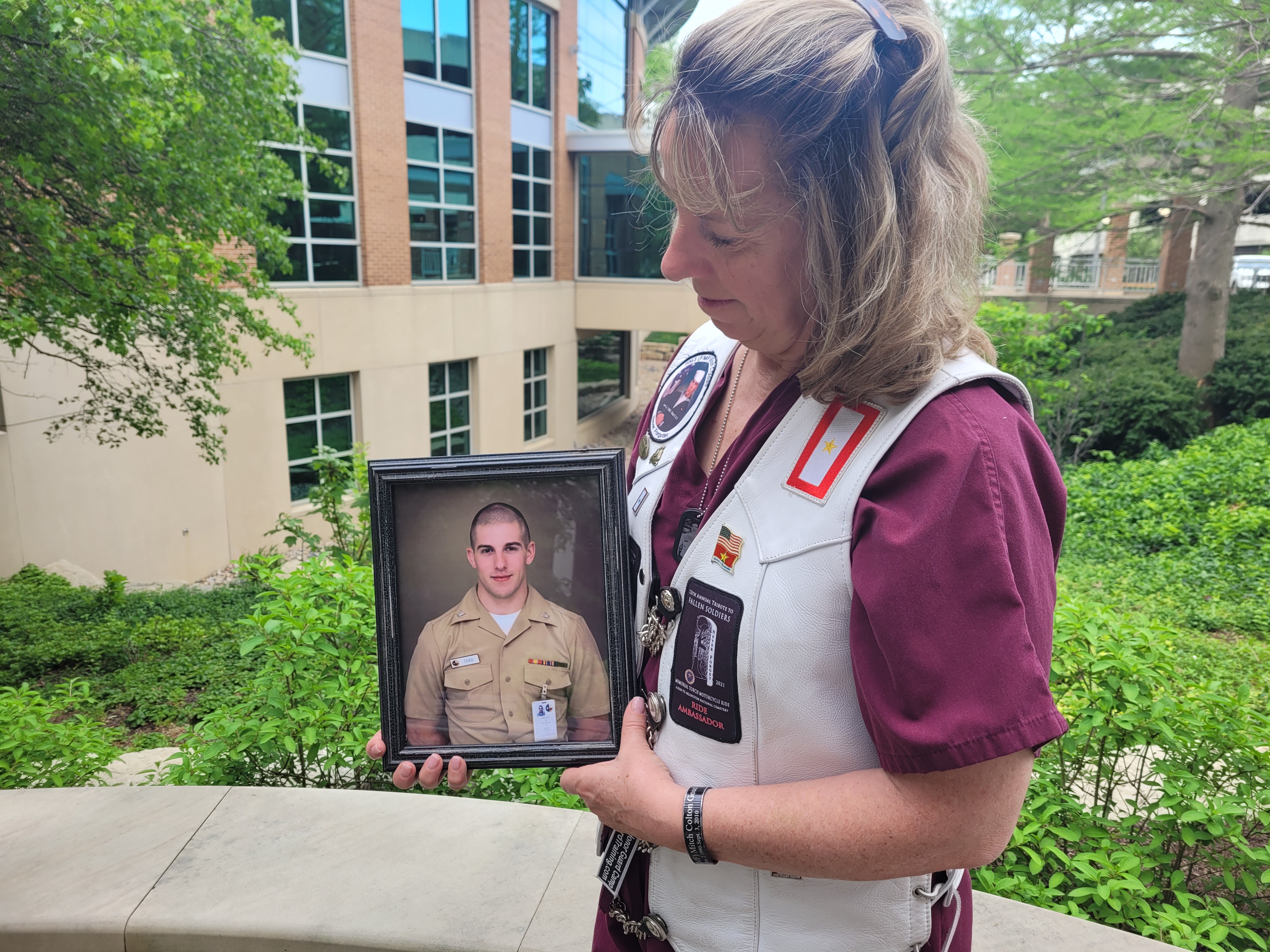 Carle Health team members honor the fallen by serving the living